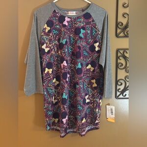 Disney Lularoe Minnie Randy Tee 2XL NWT